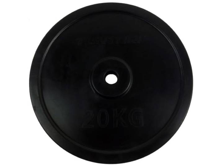 Tunturi Hantelgewichte, 30 mm, Gewichte für Langhantel und Kurzhantel, 20 kg
