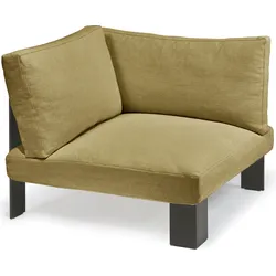 Serax Modulsofa Eckelement 91 cm, senffarben