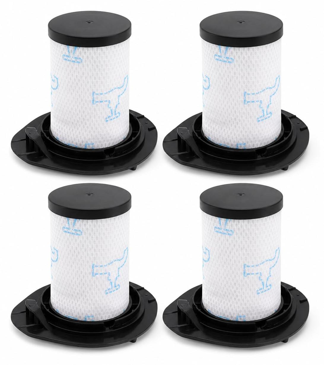 Dripio HEPA-filter voor Rowenta Air Force 460/560, 4 stuks