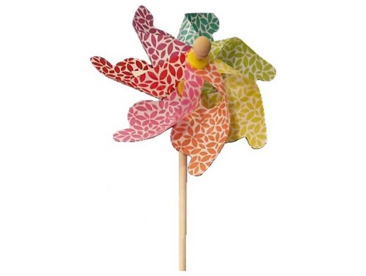 Windrad farbig gemustert 17x48cm
