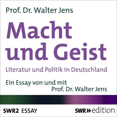 Macht und Geist - Walter Jens, Audio, 9783956155468