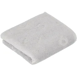 Bugatti Frottierserie Trentino light grey Handtuch 50 x 100 cm