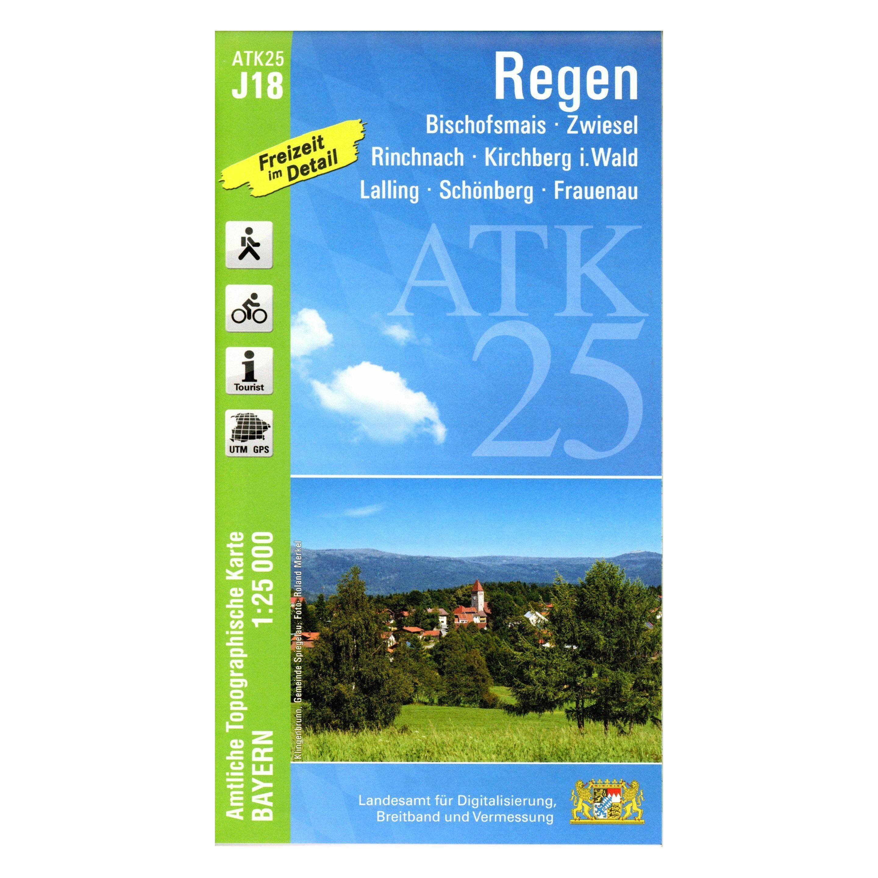 LDBV Bayern Amtliche Topographische Karte Bayern Regen (40646898)