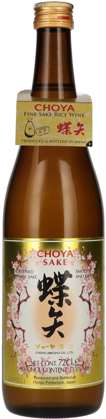 Choya Sake The Refined Japanese Sake 13,5% Vol. 0,72l