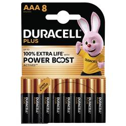 Duracell Plus Power Boost Micro (AAA)-Batterie Alkali-Mangan 1.5 V 8 St. 151258
