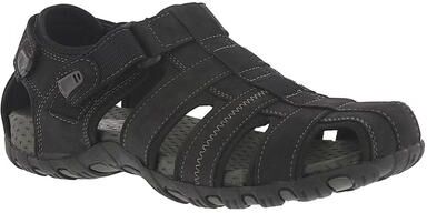 Nunn Bush Rio Bravo Fisherman Sandal - Mens 12 Black Medium