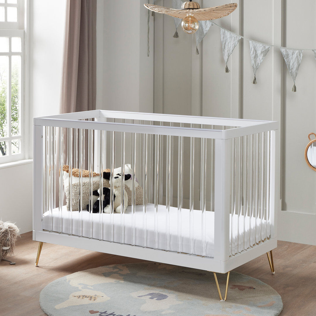 BabyMore Kimi Acrylic Cot Bed Acrylic Standard