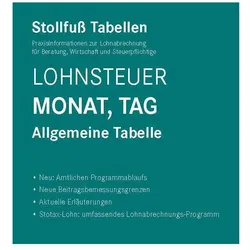 Lohnsteuer 2023 Monat, Tag, Fachbücher