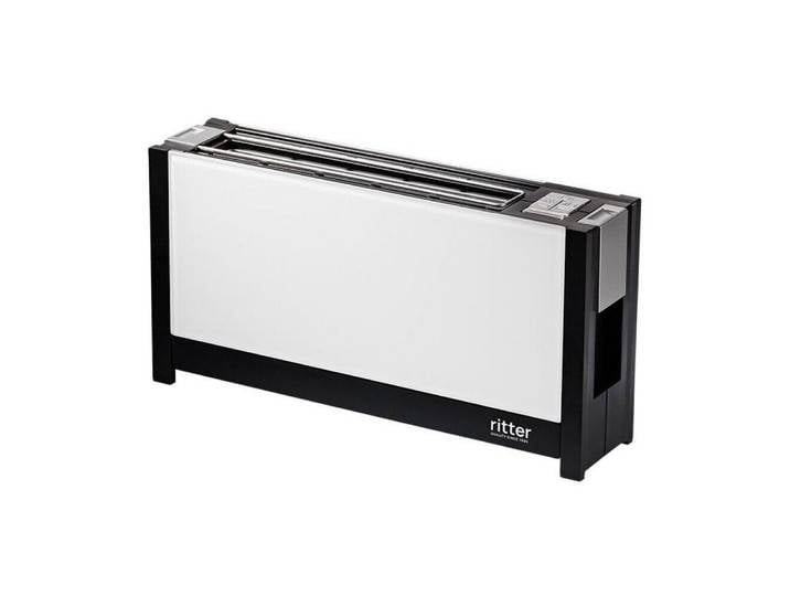 ritter Toaster Toaster 1000 W 39x20x9 cm volcano³ weiß, Toaster, Weiß