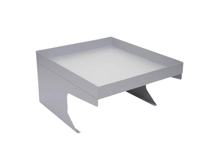 MCW Mähroboter-Garage Grau, Metall, 60x37x70 cm, Gartenzubehör, Gartenpflege, Gartenwerkzeuge