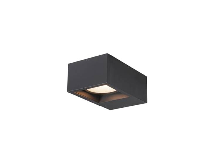 SLV ESKINA FRAME Wandaufbauleuchte, Außenbeleuchtung von Hauseingang, Wänden, Terrassen, Fassaden, Treppen, LED Wandleuchte, Aussenleuchte LED Inside, CCT switch 3000/4000K