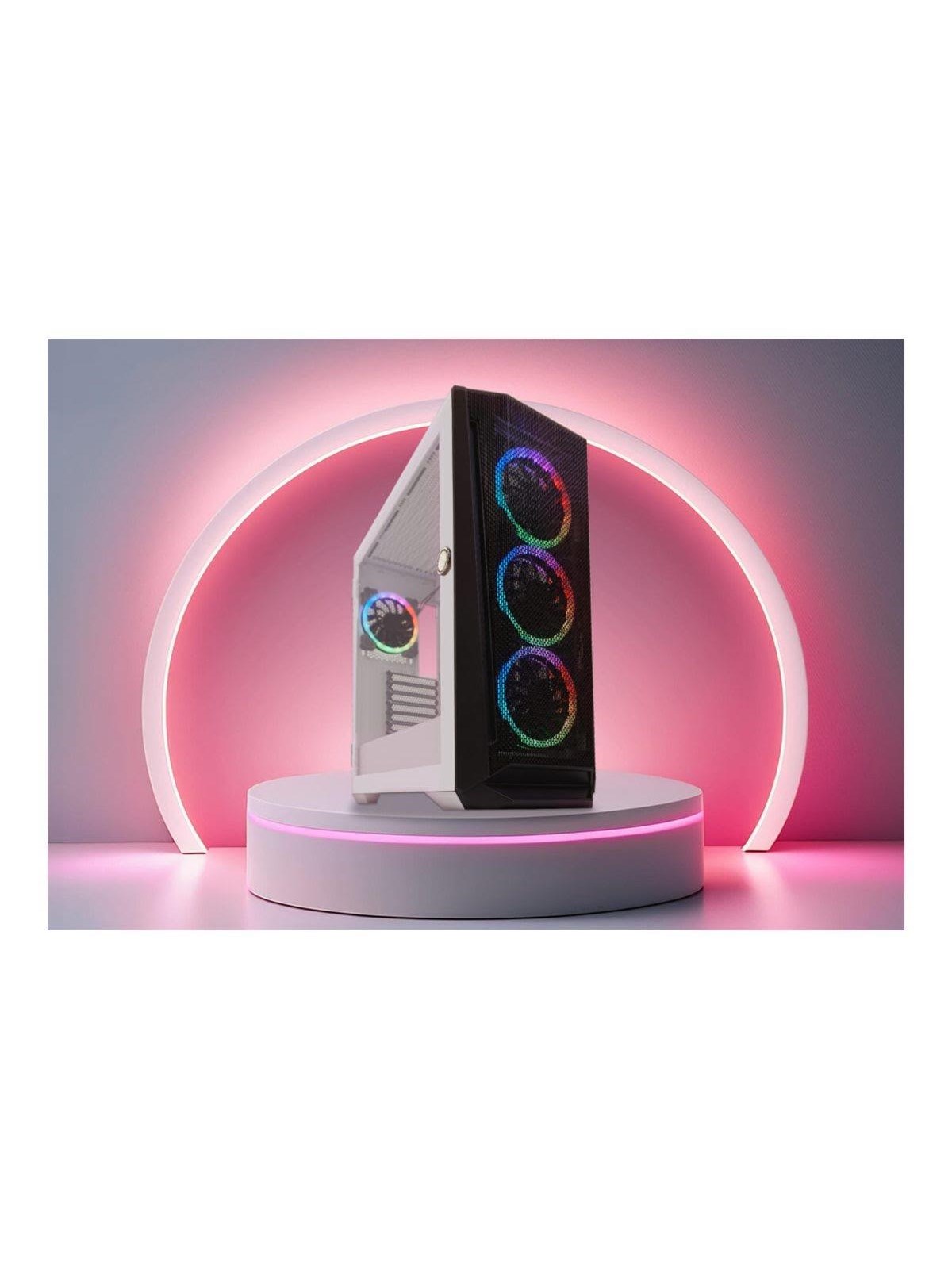 LC Power Gaming 805BW - Gehäuse - Tower - Weiß