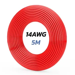 Rotes Kabel 14 AWG - 5M
