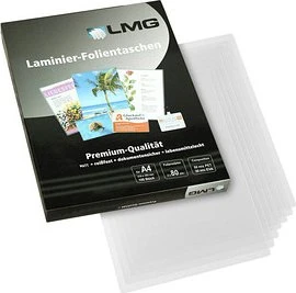 LMG 25 Laminierfolien matt für A4 80 micron