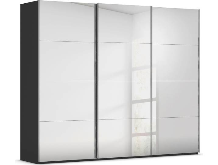 rauch Kleiderschrank Schrank Garderobe Schlafzimmerschrank SCALE-FYRA edle viergeteilte Türen, Spiegelfront und viele Farben MADE IN GERMANY