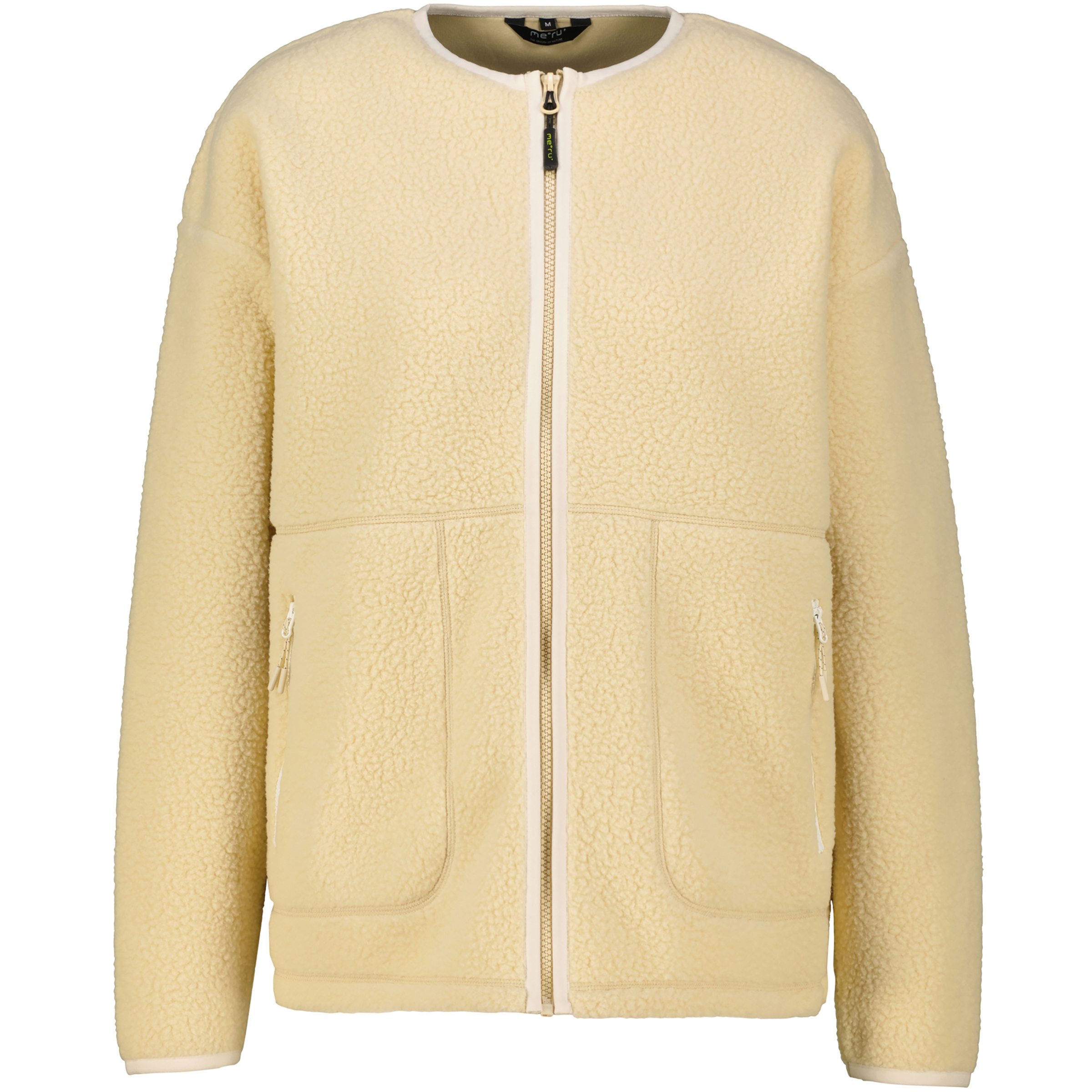 Bergzeit Basics Meru Bobigny Damen Fleecejacke beige Größe M Lifestyle Isolierend