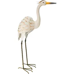 Reiher aus Metall - Storch Vogel Metallvogel - Dekofigur & Vogelscheuche - 78 cm