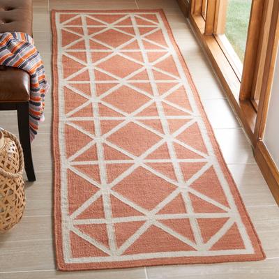 SAFAVIEH Handmade Flatweave Dhurries Daria Modern Moroccan Wool Rug