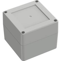 TRU COMPONENTS 6U07090908017 TC-13865080 Industrie-Gehäuse 90 x 90 x 75 ABS Lichtgrau 1 St.