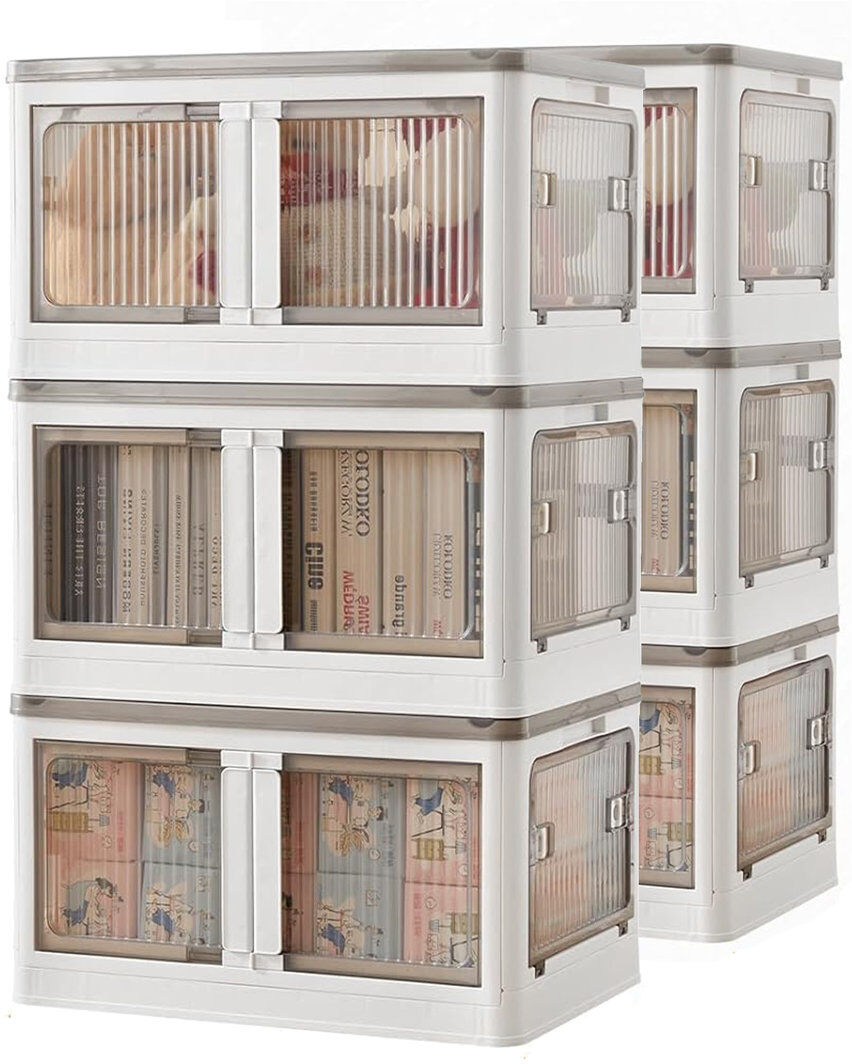 Rebrilliant Stackable Drawer White 98