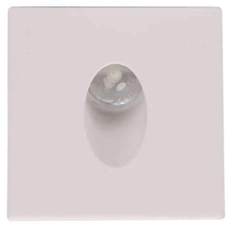 ZUMRUT Ideus LED-trapverlichting, vierkant, wit, 3W, 86lm, 4000K