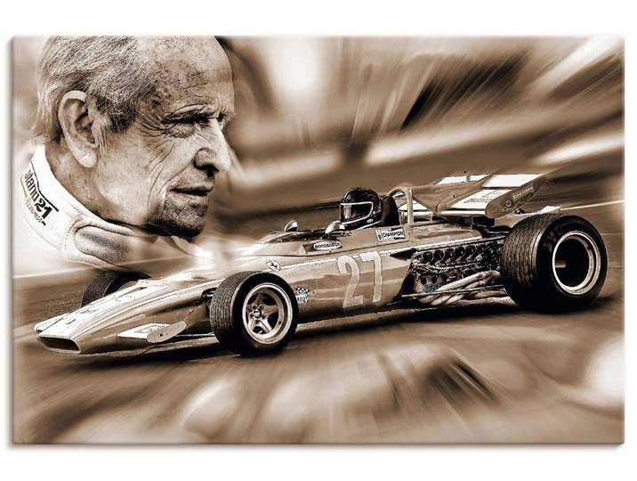 Artland Die belgische Legende Jacky Ickx Funsport 1 Stk. tlg. als Alubild, Leinwandbild, Poster, Wandaufkleber in verschied. Grössen