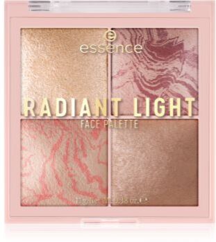 Essence Radiant Light paleta de iluminadores e blushes tom Glow Icon 11 g. Radiant Light