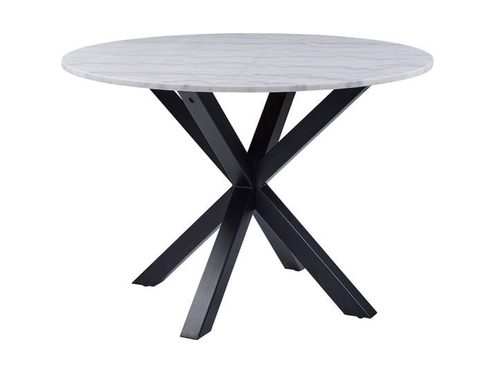 Esstisch Amiri Marmor Weiss Marmor B 110 T 110 cm