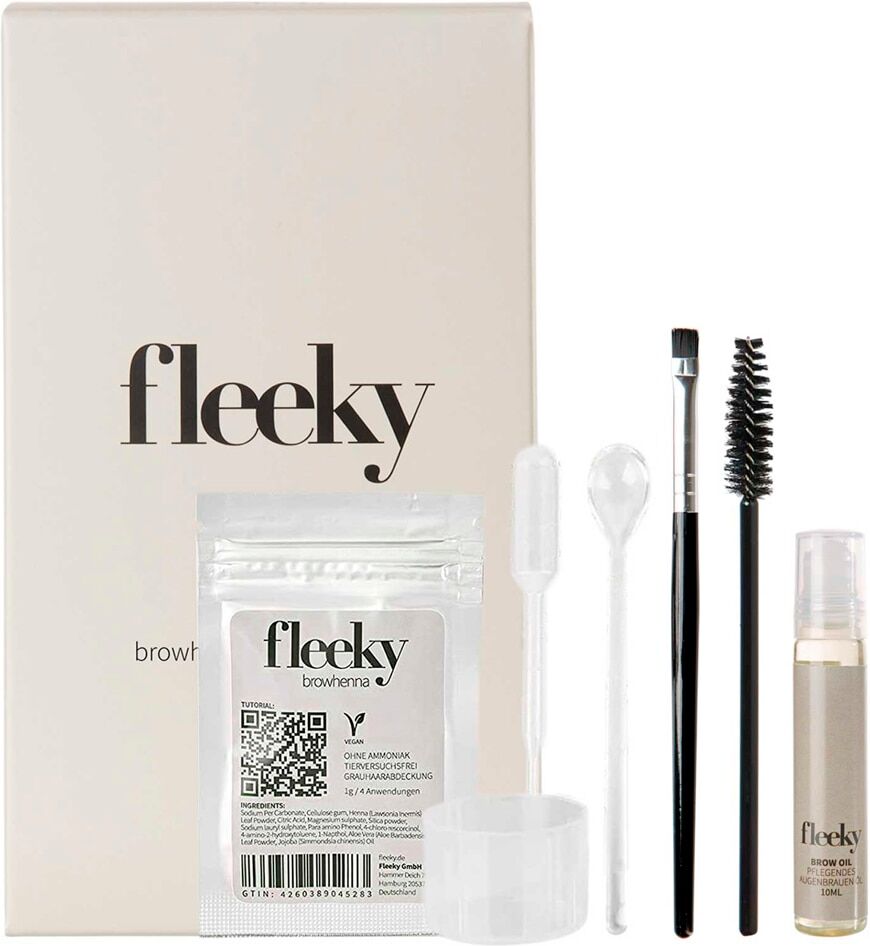 Fleeky Kit de Henna para Cejas Teñidas y Definidas Brows . Rubio