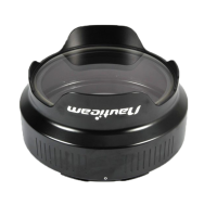 Nauticam Planport N200 für Cinema Gehäuse - N200 180mm Optical-Glass Flat Port Depth Rated 40m