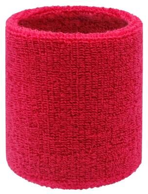 Inspire Select 1pc Cotton Wrist Sweatbands Absorbent Sports Wrist Bands For Tennis, Basketball, Running & Fitness Support red