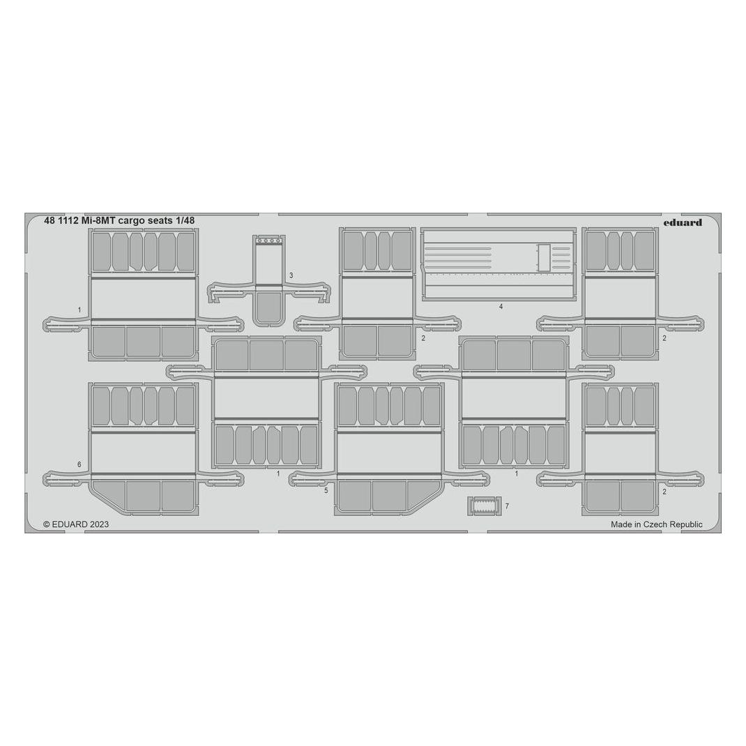 Eduard Mi-8MT cargo seats 1/48 TRUMPETER (481112)