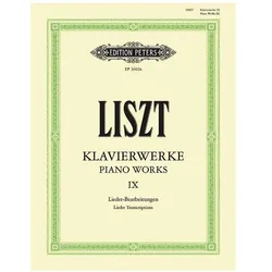 Klavierwerke, Band 9: Lieder-Bearbeitungen, Fachbücher von Emil von Sauer, Franz Liszt