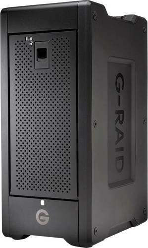 SanDisk Professional G-Raid Shuttle 8 48TB Externe Festplatte 8.9cm (3.5 Zoll) USB-A (USB 3.2 Gen 2), Thunderbolt 3 Schwarz