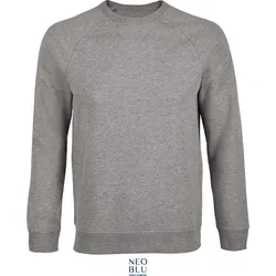 NEOBLU Herren Raglan Sweater Sweatshirt Nelson Men grey melange XXL