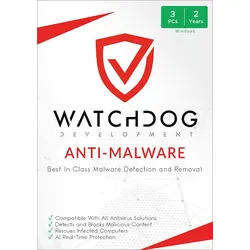 Watchdog Anti-Malware, 3 Geräte - 2 Jahre, ESD, Download