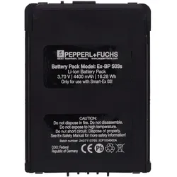 Pepperl+Fuchs Fabrik Li-Ion Akku-Pack für Smart EX-BP S03S