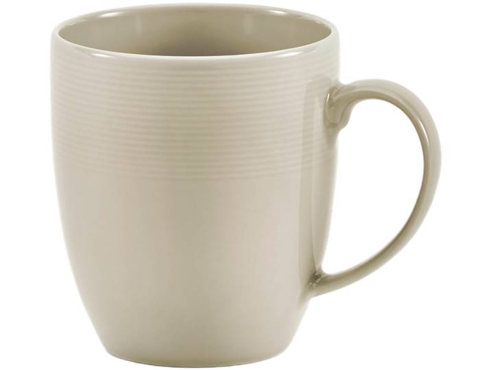 van Well Kaffeebecher Jive, 400 ml, 6 Stück dezentes Spiraldekor, spülmaschinen-und mikrowellengeeignet