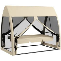 Outsunny - Hollywoodschaukel - 240Lx140Wx197Hcm - Kaffee