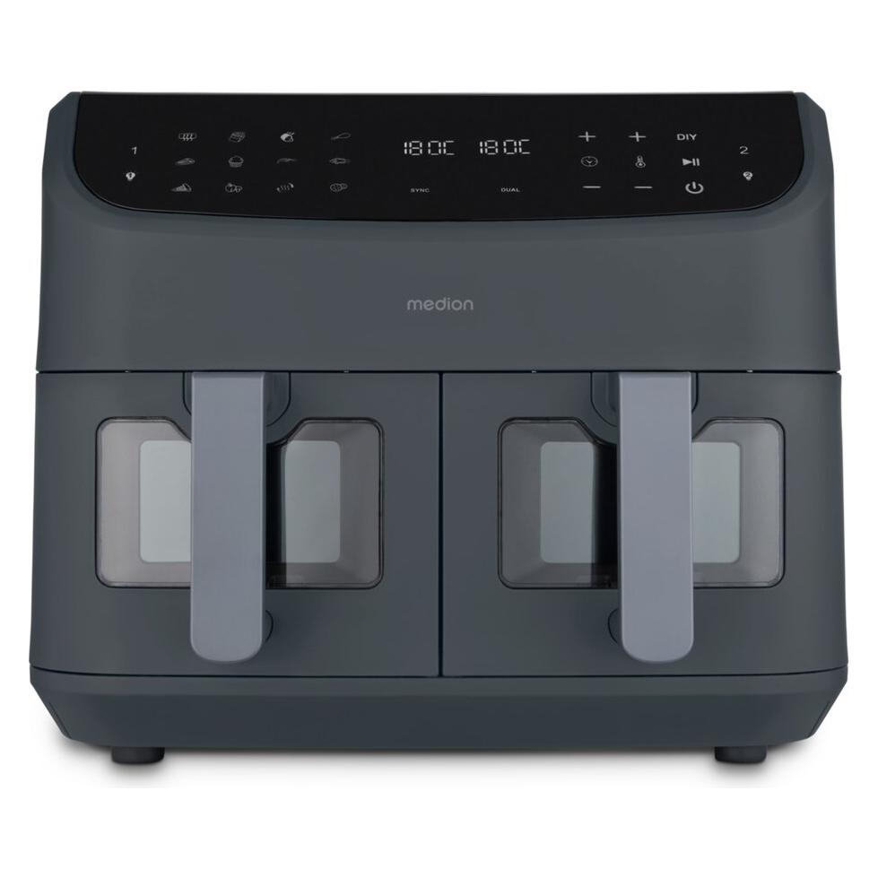 Medion MD11760 Doppel Heissluftfritteuse gy (8.70 l) (50079506)