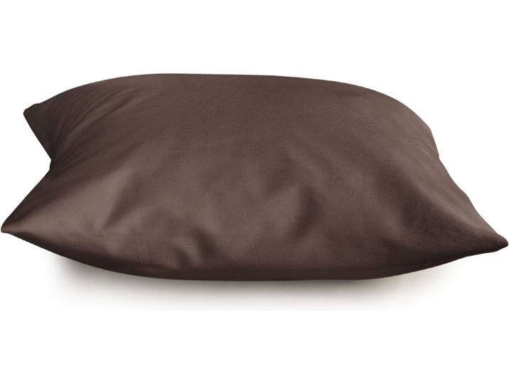Kissenbezug IRISETTE Paris 8000 , schoko, B:40cm L:40cm, Mako-Satin, Obermaterial: 100% Baumwolle, Kissenbezüge, Kissenbezug, Hochwertiger Premium Kissenbezug