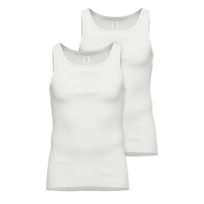 Unterhemd AMMANN "2er Pack Unterhemd Day Classic", Herren, Gr. 10, N-Gr, weiß, Obermaterial: 100% Baumwolle CO., Unterhemden Unterhemd