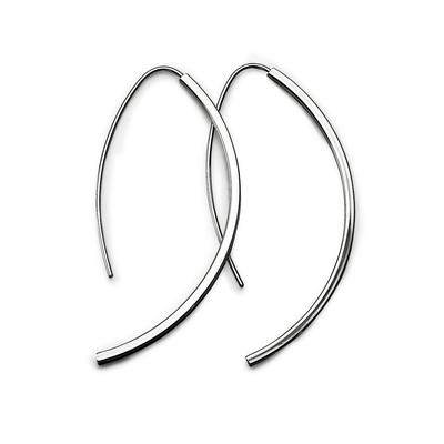 Paar Ohrhaken AMOR "9171613", silber (edelstahlfarben), Ohrringe, Damen, Edelstahl