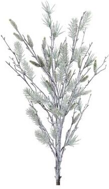"Snowy Oversized Pine Bundle 40""H by Melrose in White Green Brown (Size ONE SIZE)"