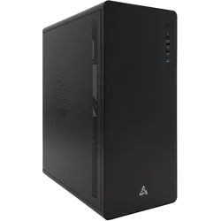 Sbox PCC-500 Black ATX (ATX, mATX, Mini-ITX), PC Gehäuse, Schwarz