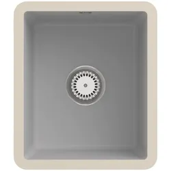 Villeroy und Boch Unterbauspüle 332401SM mit Ablaufgarnitur und Handbetätigung, Steam