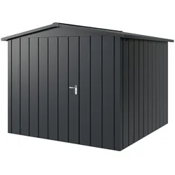 Hörmann Metall-Gerätehaus "Juno" mit Satteldach, JSD10 - Modern, 262 x 262 cm (B x T),anthrazit,