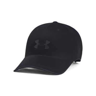 Baseball Cap UNDER ARMOUR, Herren, Gr. M (56/58), schwarz (schwarz,, schwarz), Kunstfaser, Caps, mit Elasthan-Anteil, für Sportmode und Freizeit, leichtes Material