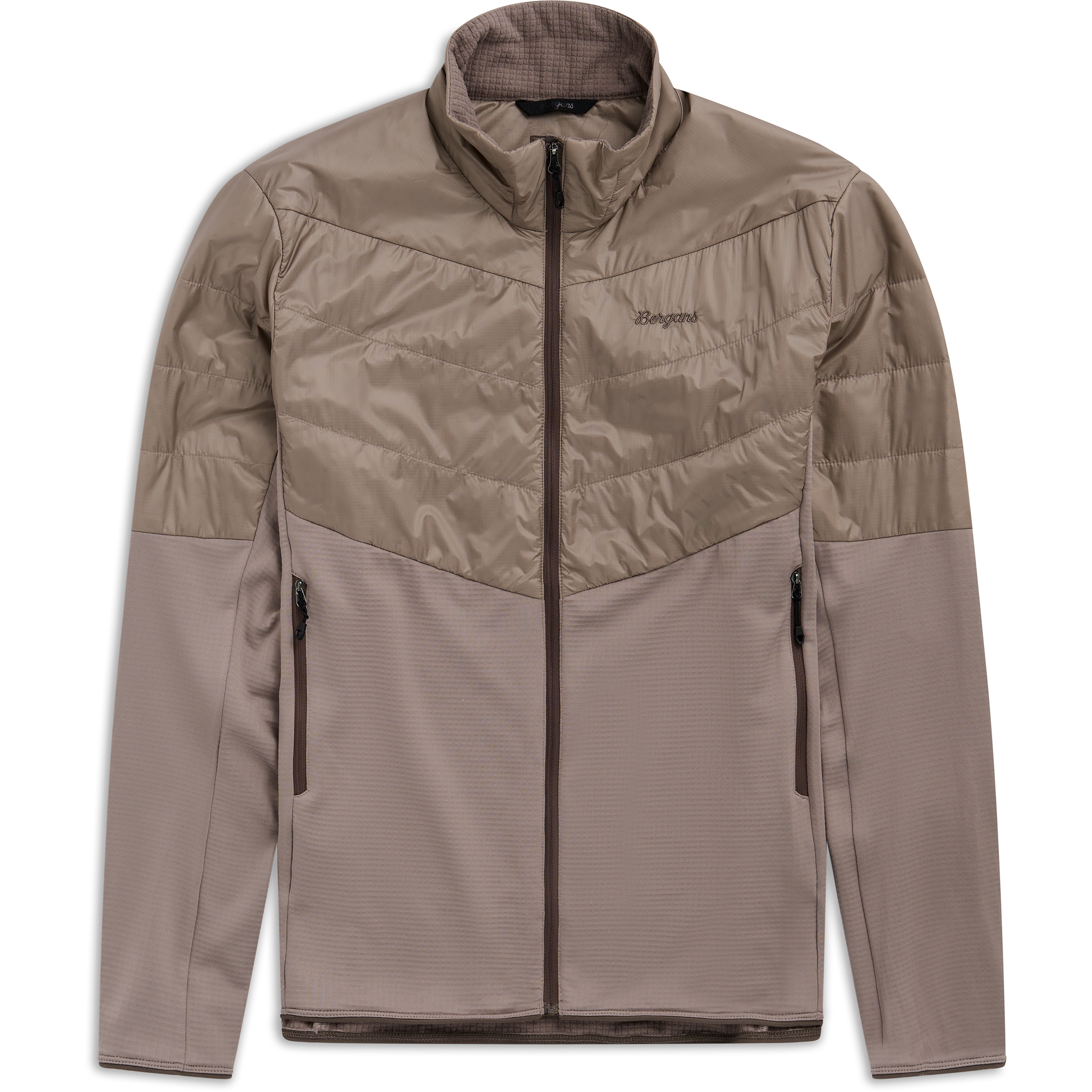 Bergans Rabot Hybrid Herren Kunstfaserjacke beige Größe S Trekking Windabweisend Pertex