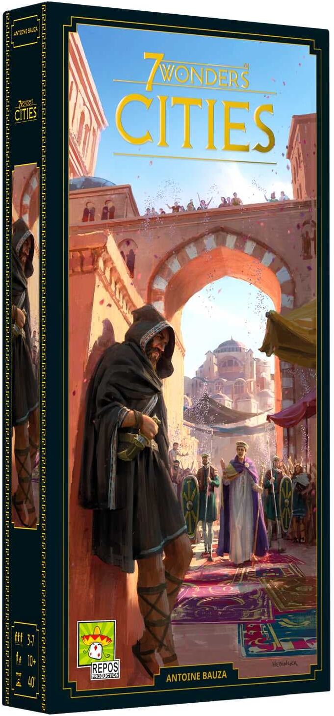7 Wonders 2nd Edition: Cities Expansion for 2-8 Players, Ages 10+, by Repos